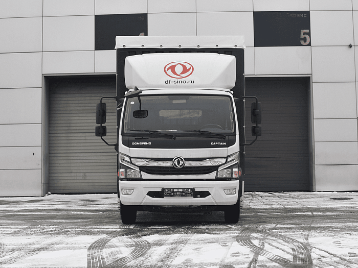 Бортовой тентованный фургон с шторой DongFeng C120L